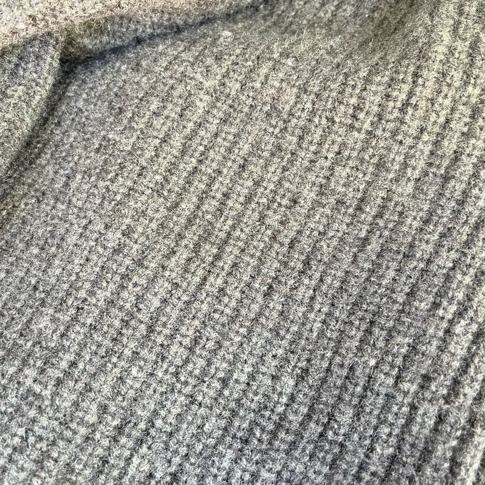 Mongolian cashmere oversized boyfriend cardigan sweater